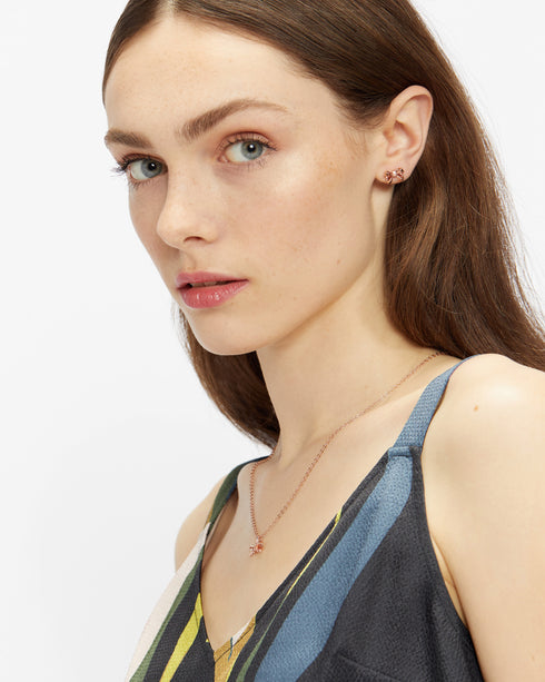 <P>Petite Bow Stud Earring</P>